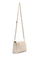Woman Cream Printed Long-Strap Crossbody Bag | Derimod