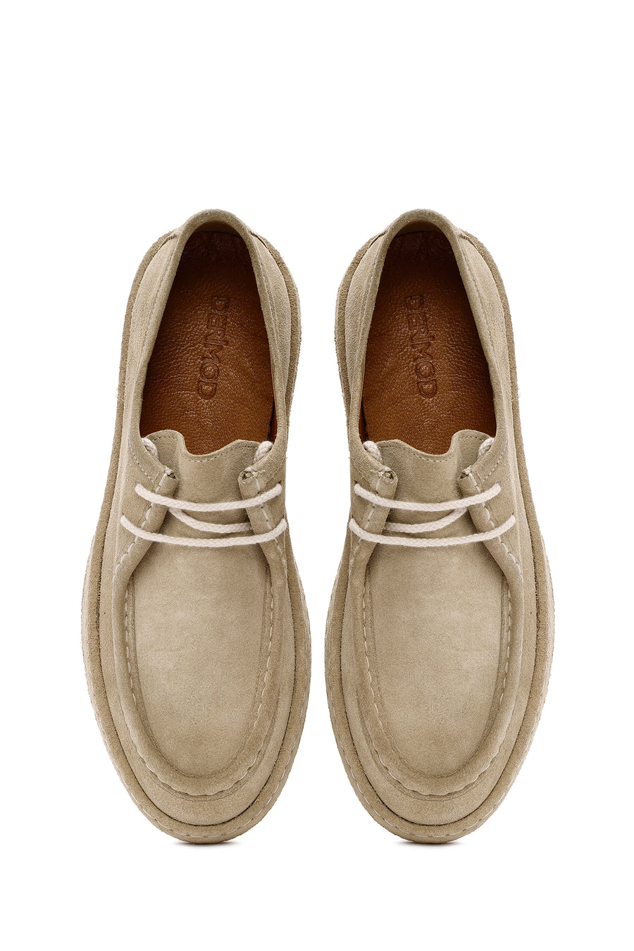 Men's Mink Lace-Up Suede Leather Casual Shoes