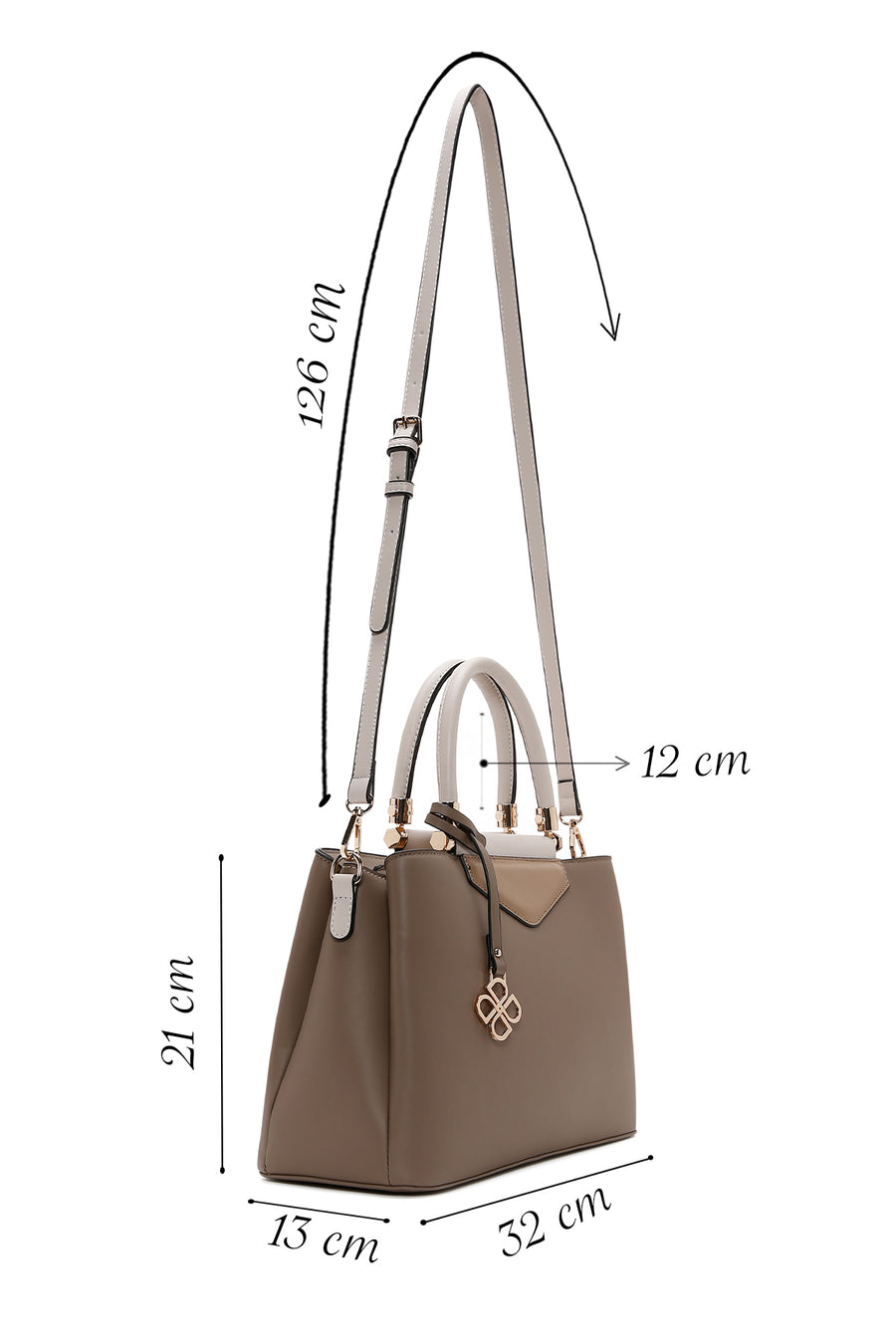 Women's Brown Long Strap Shoulder Bag