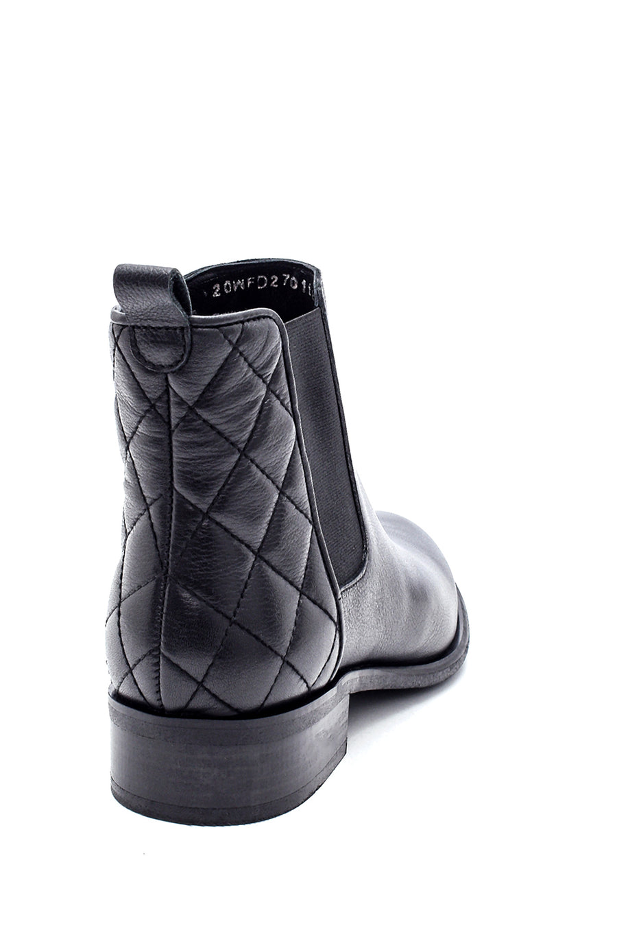 Women's Leather Quilted Detailed Chelsea Boots