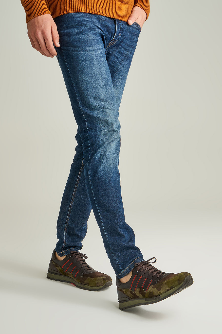 Men's Suede Sneaker 18WFD302310 | Derimod
