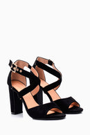 Women's Suede Heeled Shoes | Derimod