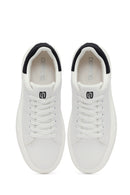 Erkek Beyaz Bağcıklı Sneaker | Derimod