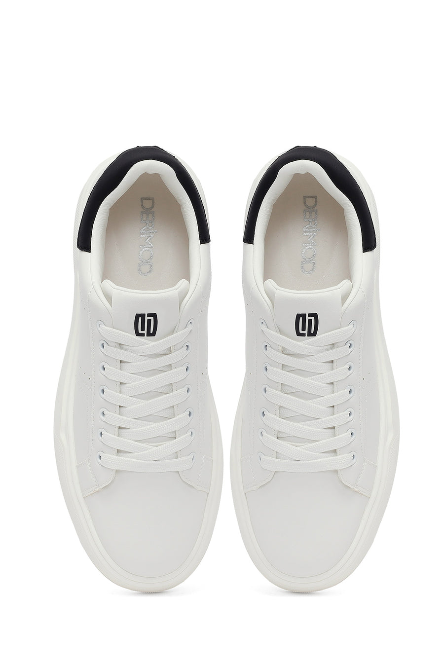 Erkek Beyaz Bağcıklı Sneaker