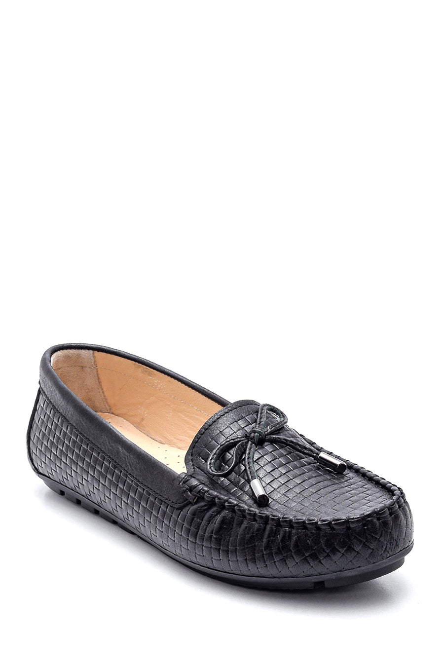 Kadın Deri Kroko Loafer