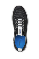 Geox Kadın Siyah Spherica Bağcıklı Kumaş Sneaker | Derimod