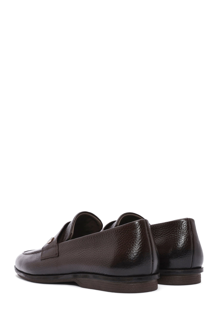 Erkek Kahverengi Deri Casual Loafer