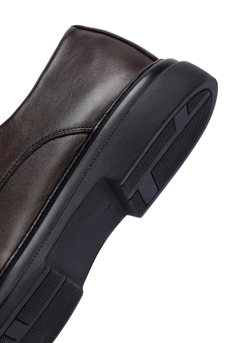 Male Brown Lace-up Leather Casual Shoes