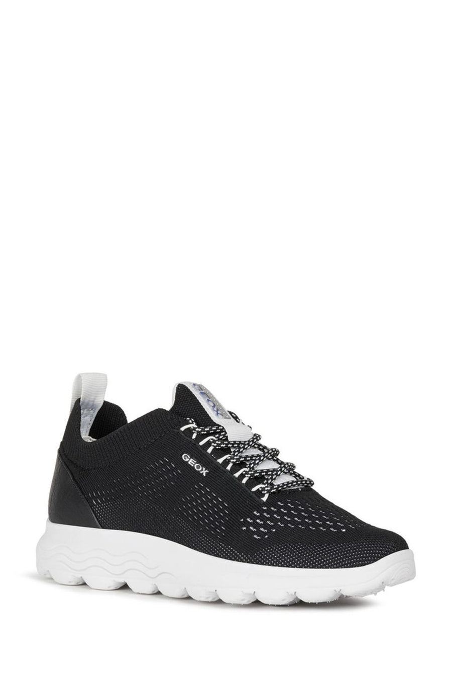 Geox Kadın Siyah Spherica Bağcıklı Kumaş Sneaker