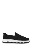 Erkek Siyah Nubuk Deri Comfort Loafer | Derimod