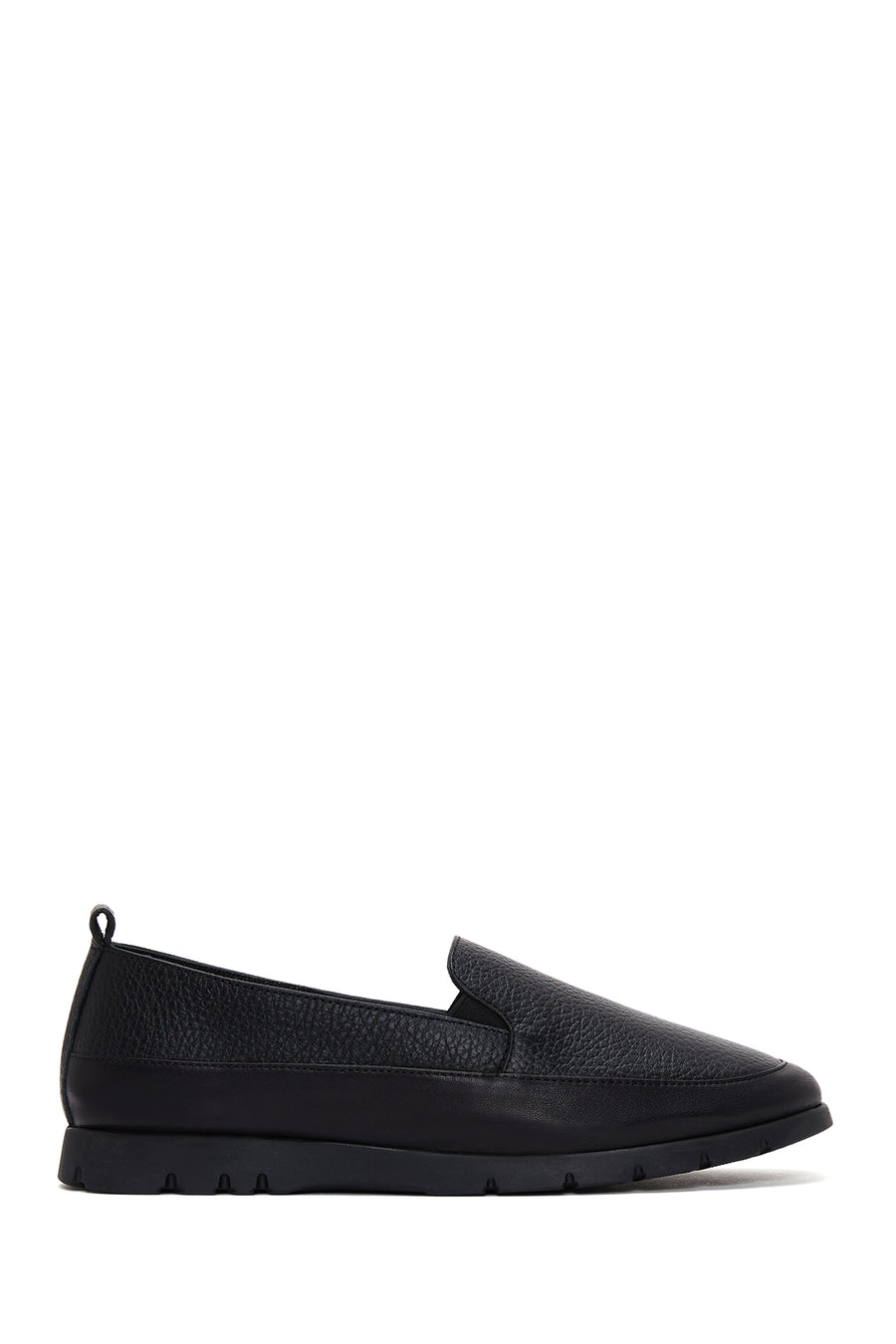 Kadın Siyah Deri Comfort Loafer AF170000DF | Derimod