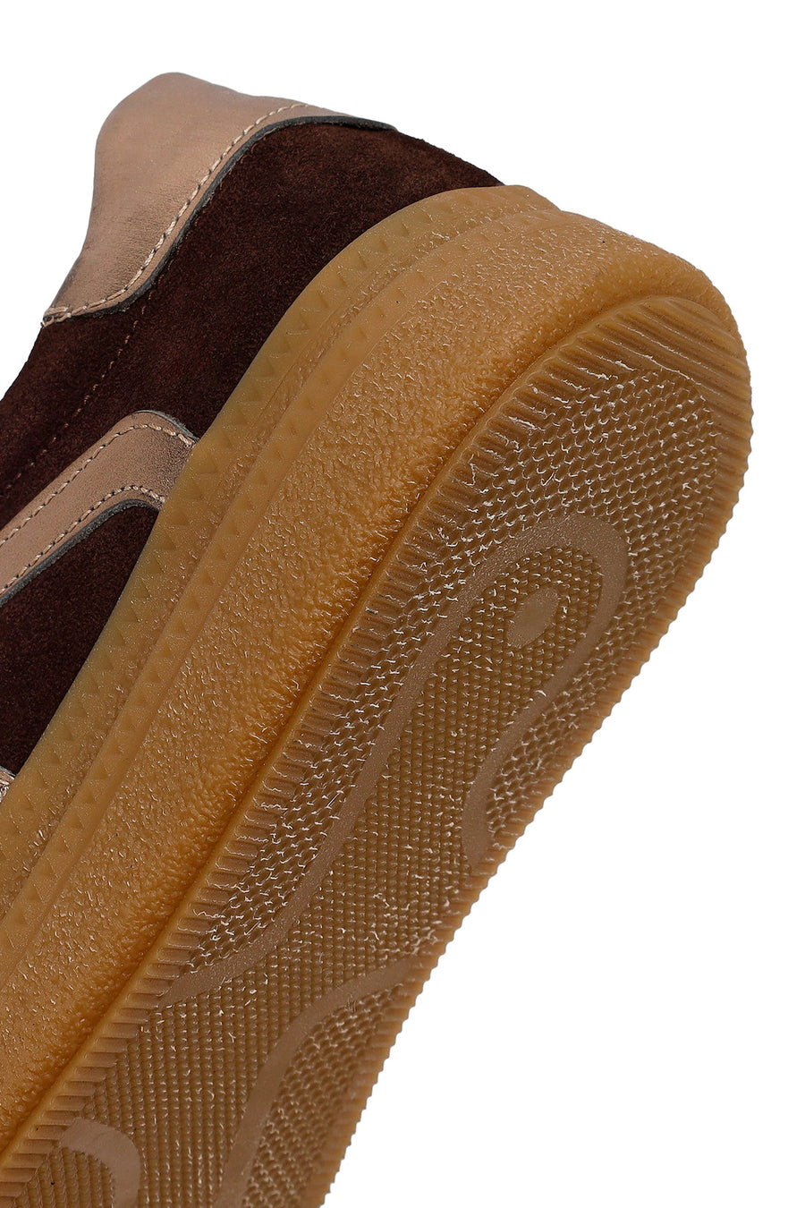 Kadın Kahverengi Bağcıklı Charmlı Süet Deri Sneaker