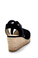 Women's Leather Suede Detailed Espadrilles | Derimod