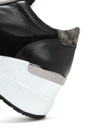 Kadın Deri Yüksek Taban Sneaker | Derimod