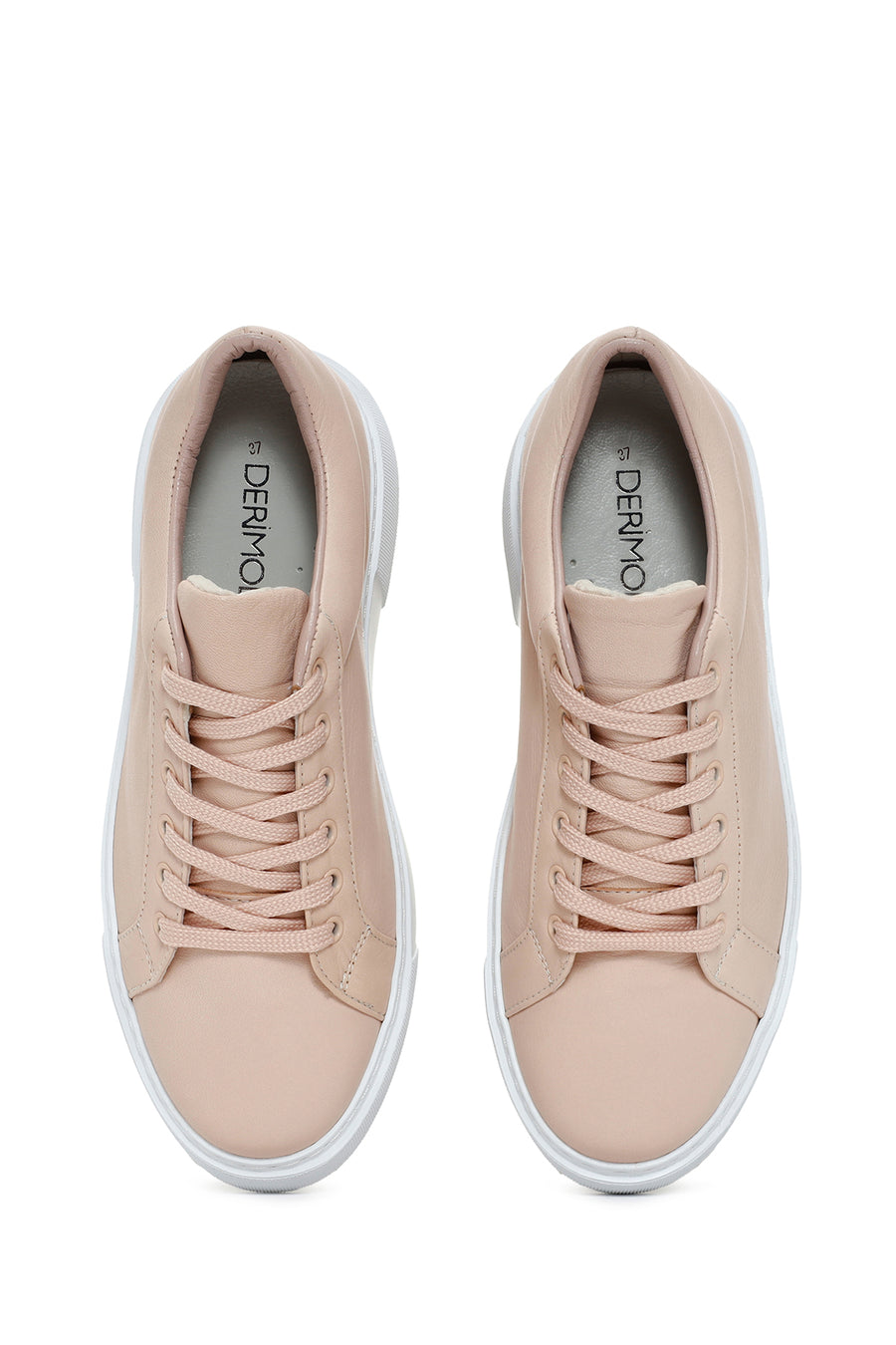 Women's Powder Lace-Up Leather Sneaker