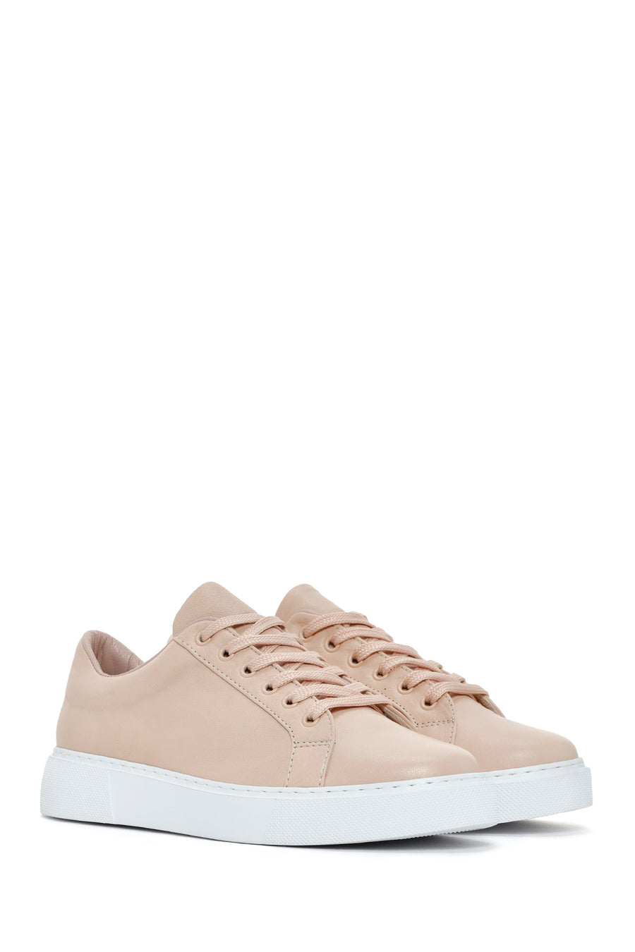 Women's Powder Lace-Up Leather Sneaker