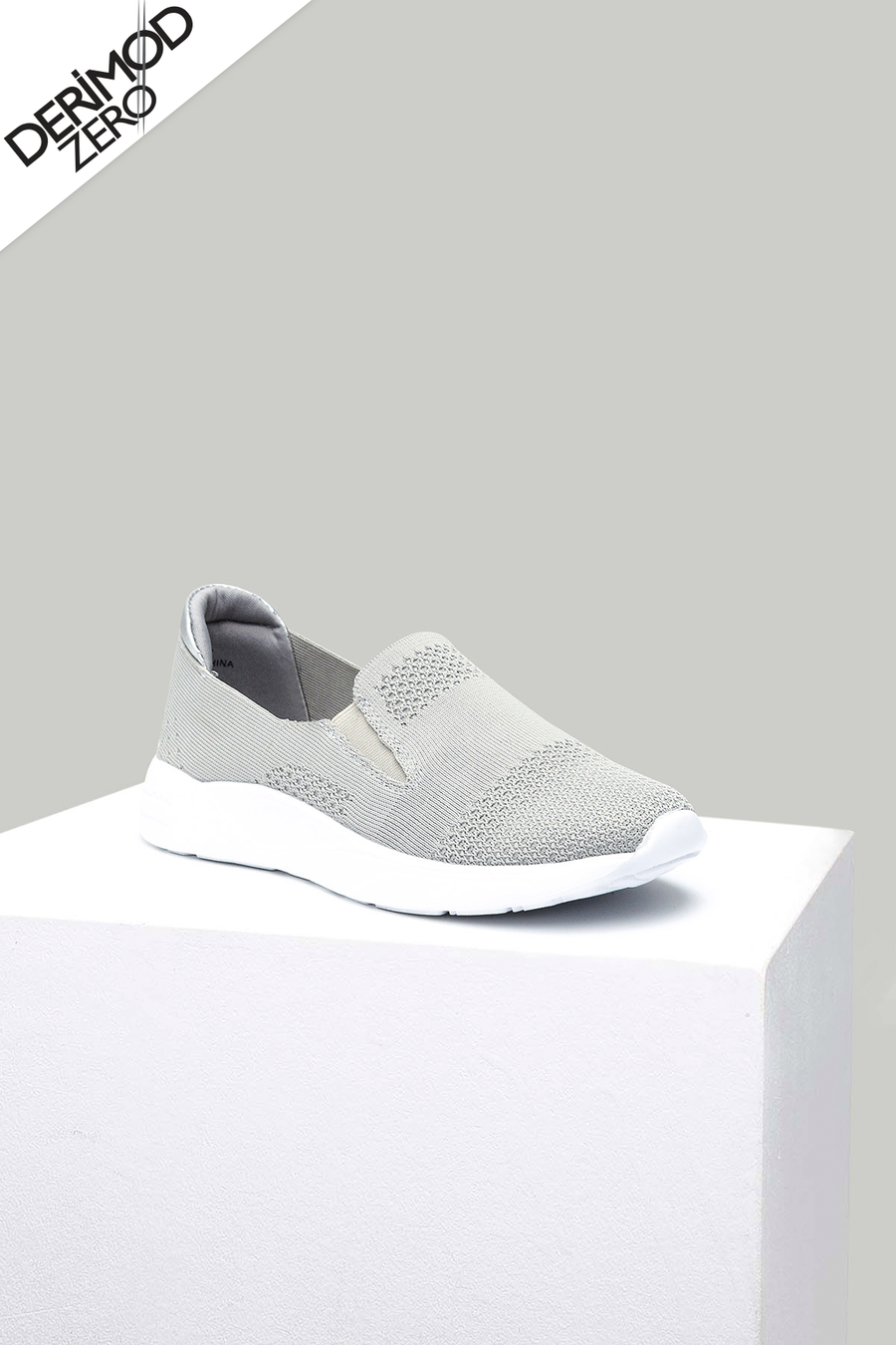 Gümüş Kumaş Kadın Sneaker