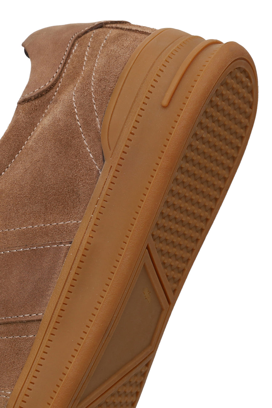 Male Mink Lace-Up Suede Leather Sneaker