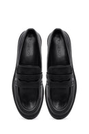 Kadın Siyah Kalın Tabanlı Maskülen Loafer | Derimod