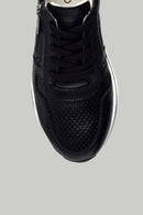Yüksek Topuklu Kadın Deri Sneaker | Derimod