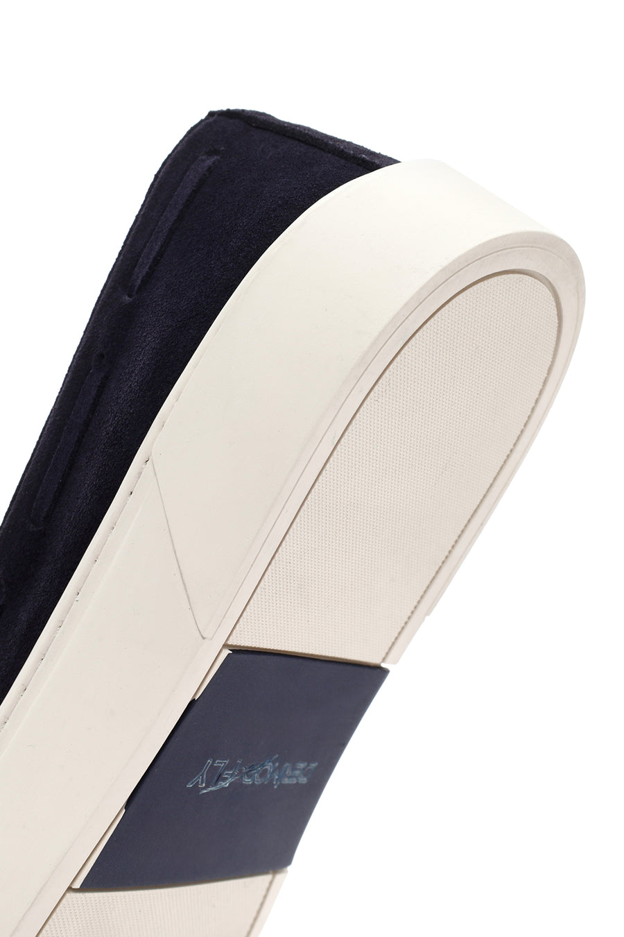 Derimod Fly Erkek Lacivert Süet Deri Casual Loafer