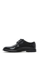Men's Black Laced Leather Classic Shoes | Derimod