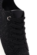 Derimod Zero Kadın Siyah Taşlı Sneaker | Derimod