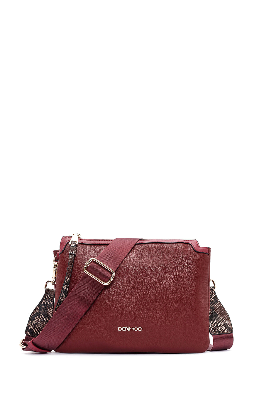 Women's Claret Red Accessory Detailed Crossbody Bag 24WBD2484FT | Derimod