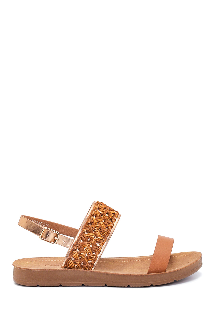 Kadın Taba Düz Sandalet 22SFE467914 | Derimod