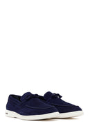 Erkek Lacivert Süet Deri Casual Loafer | Derimod