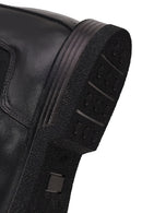 Male Black Leather Chelsea Boots | Derimod