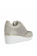 Geox Kadın Bej Ilde Dolgu Topuk Sneaker | Derimod