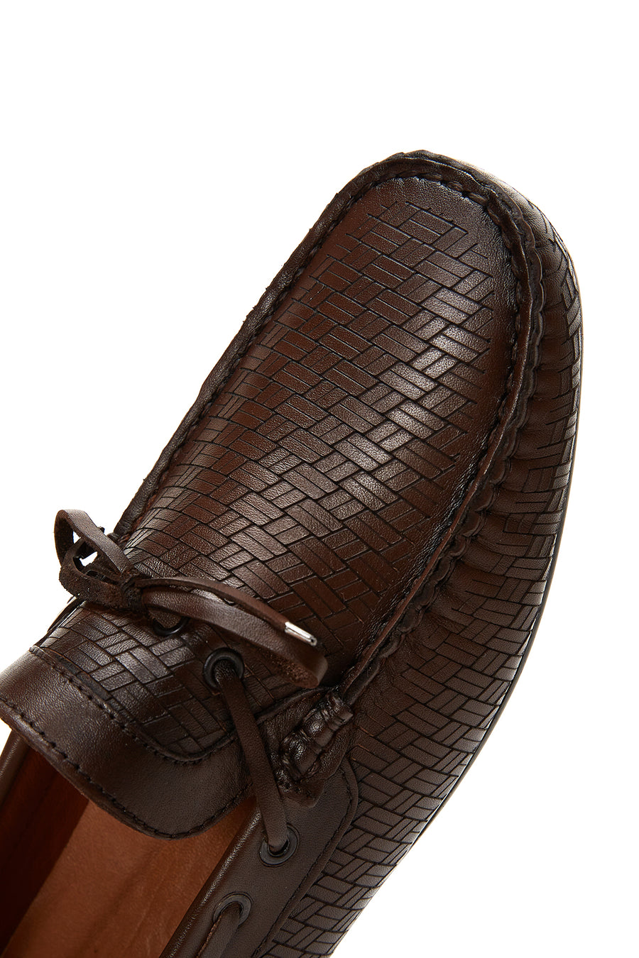 Erkek Deri Baskılı Loafer
