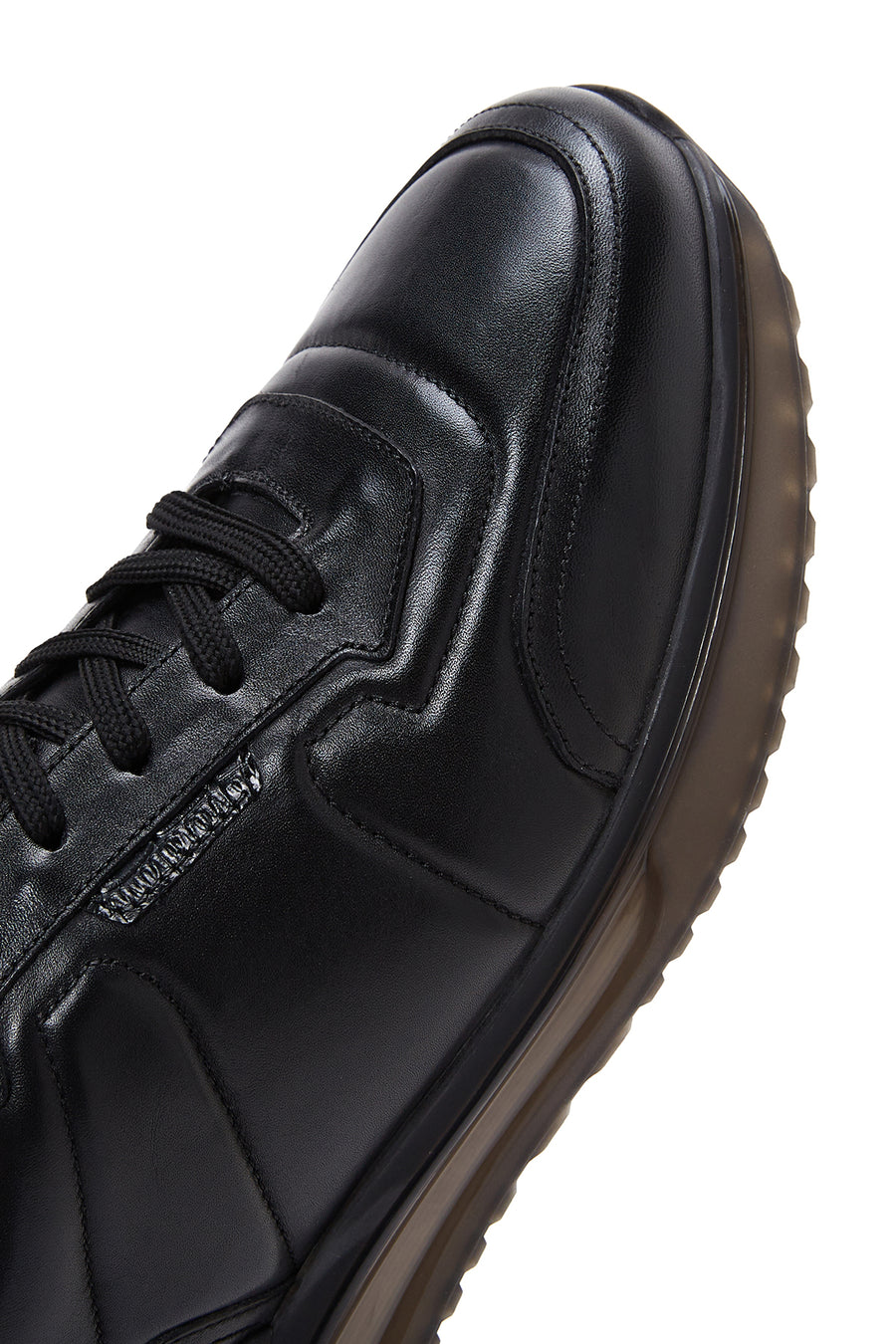 Men's Black Leather Sneaker