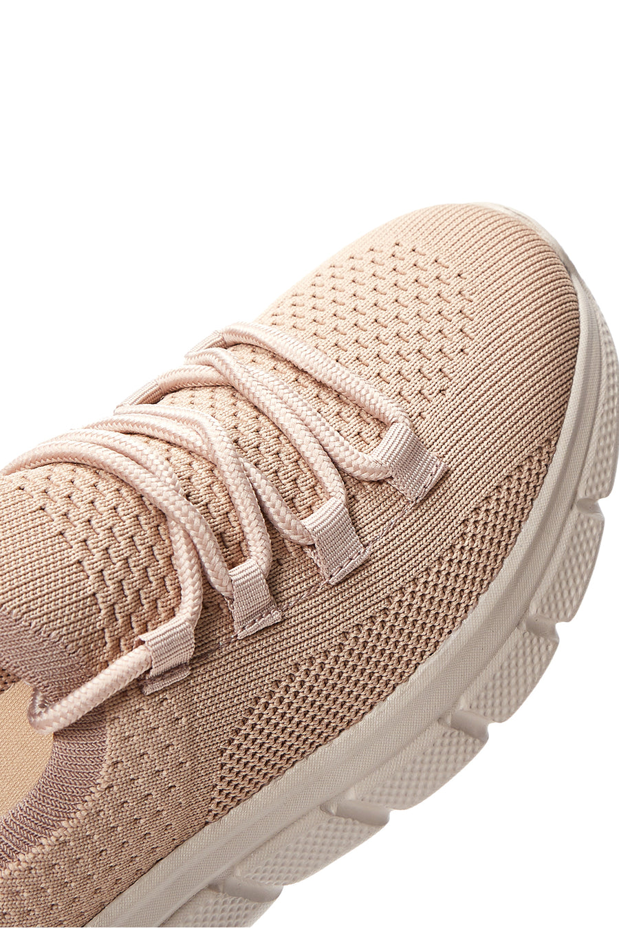 Kadın Pudra Kumaş Sneaker