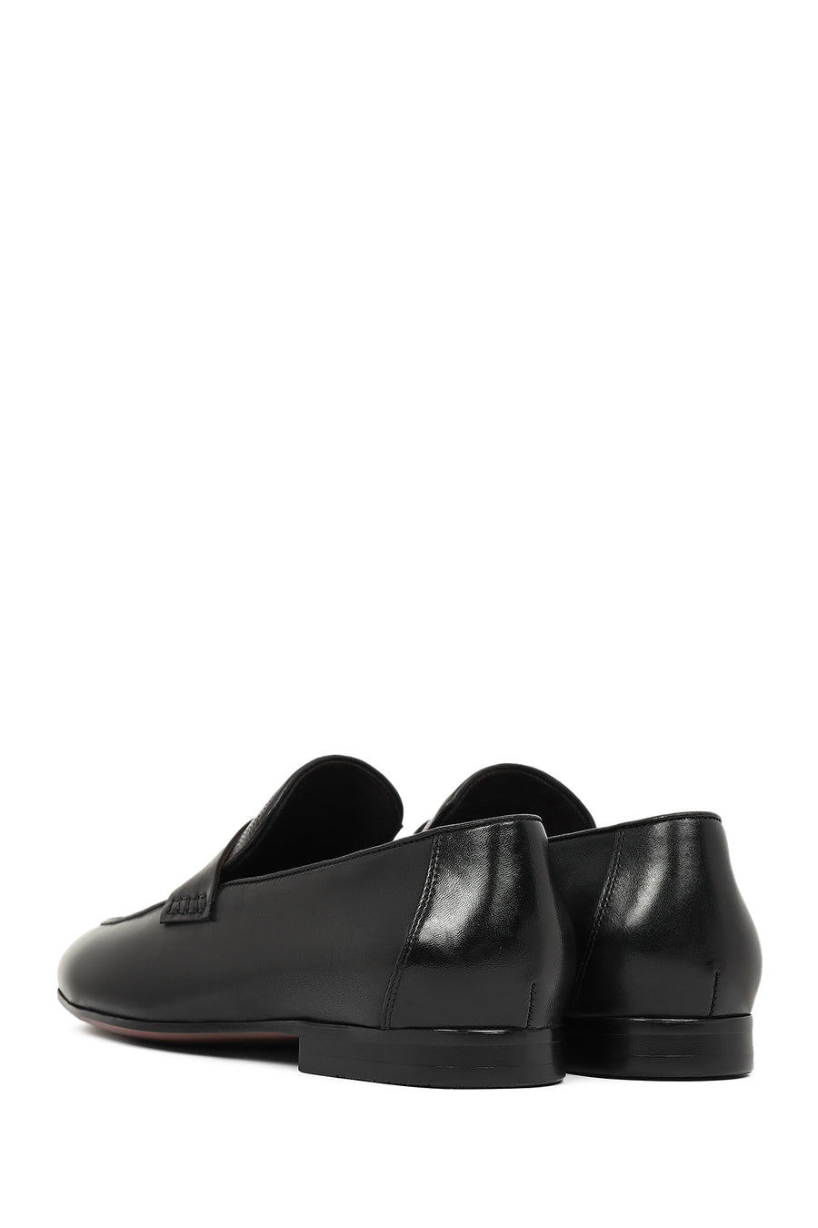 Derimod Black Erkek Siyah Deri Klasik Loafer