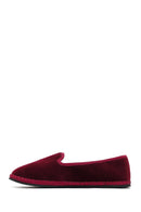 Kadın Bordo Kumaş Loafer | Derimod