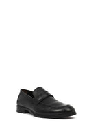 Erkek Siyah Deri Klasik Loafer | Derimod