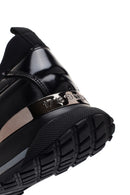 Erkek Siyah Deri Casual Sneaker | Derimod