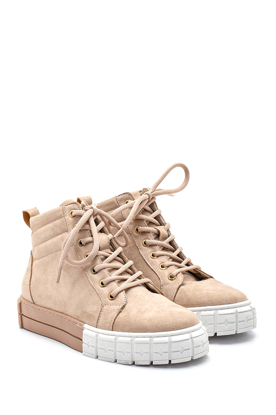 Kadın Süet Boğazlı Sneaker