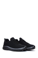 Derimod Zero Men's Black Lace-Up Thick Soled Sneaker | Derimod