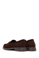 Women's Brown Suede Leather Loafer | Derimod