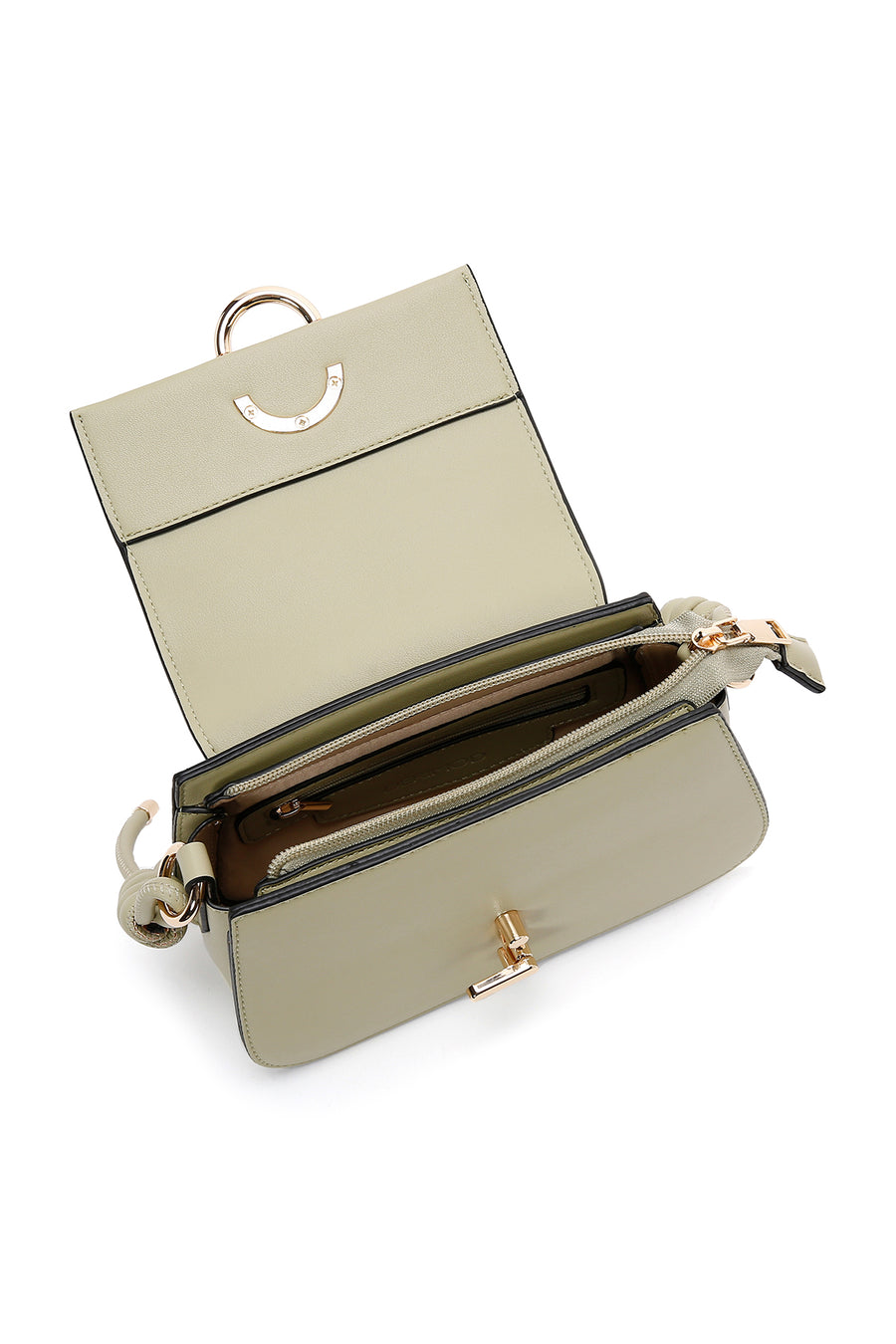 Women's Green Long Strap Shoulder Bag