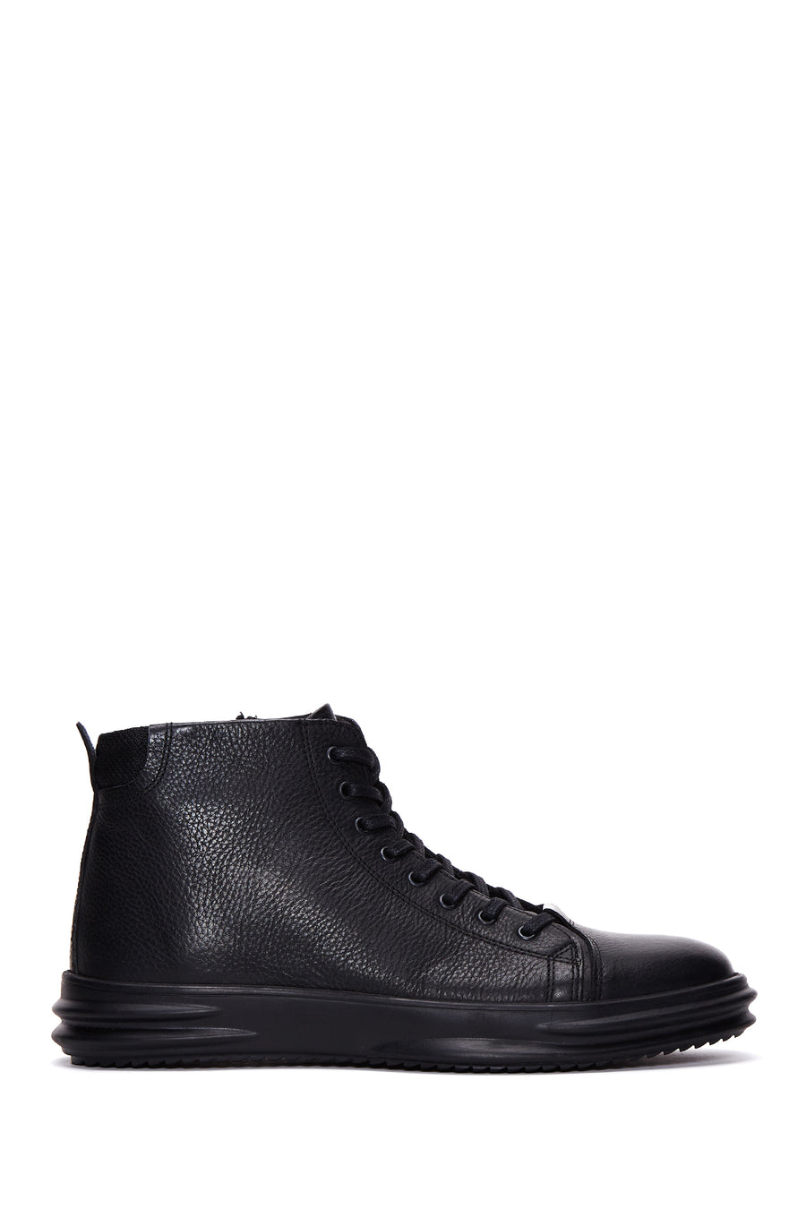 Erkek Siyah Deri Bilekli Sneaker 22WFD6802FT | Derimod