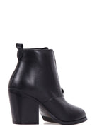 Women's Zipper Detailed Heeled Boots | Derimod