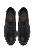 Erkek Siyah Deri Klasik Loafer | Derimod