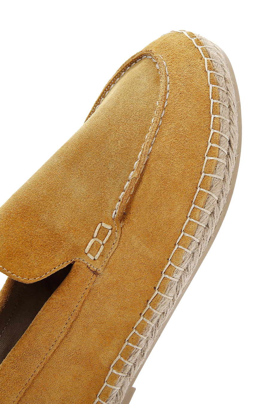 Men's Yellow Leather Espadrille