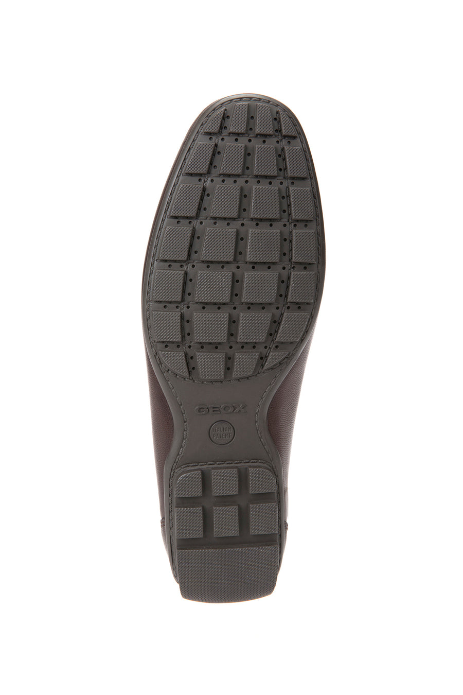 Geox Men's Brown U Moner 2Fit Casual Leather Loafer