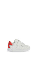 Geox Erkek Bebek Beyaz Eclyper Bantlı Deri Sneaker | Derimod