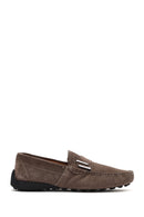 Erkek Vizon Süet Deri Loafer | Derimod